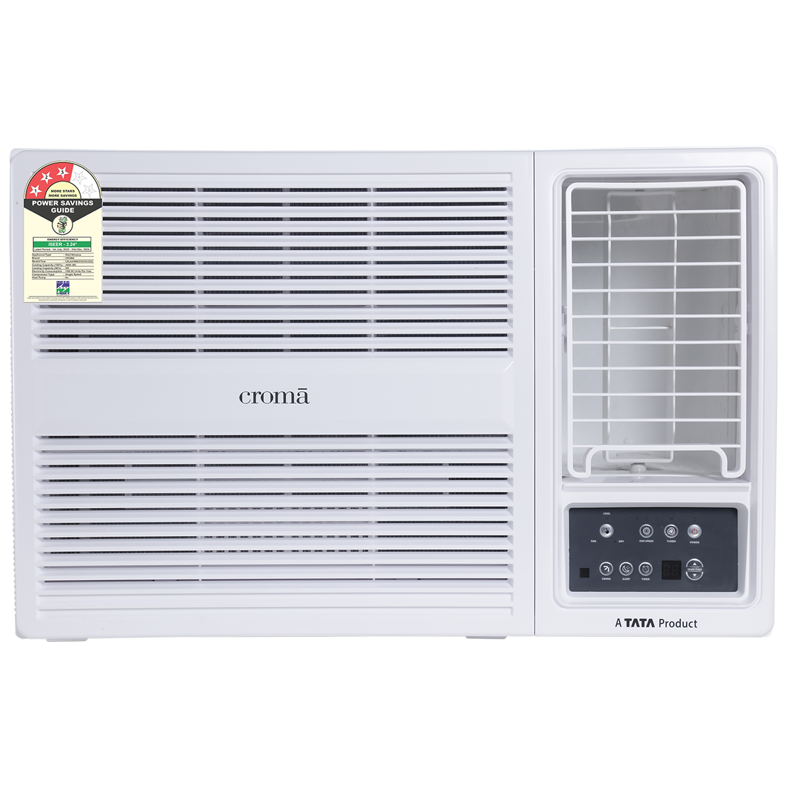 Buy Croma 1 5 Ton 3 Star Fixed Speed Window Ac Copper Condenser Dust Filter Online Croma